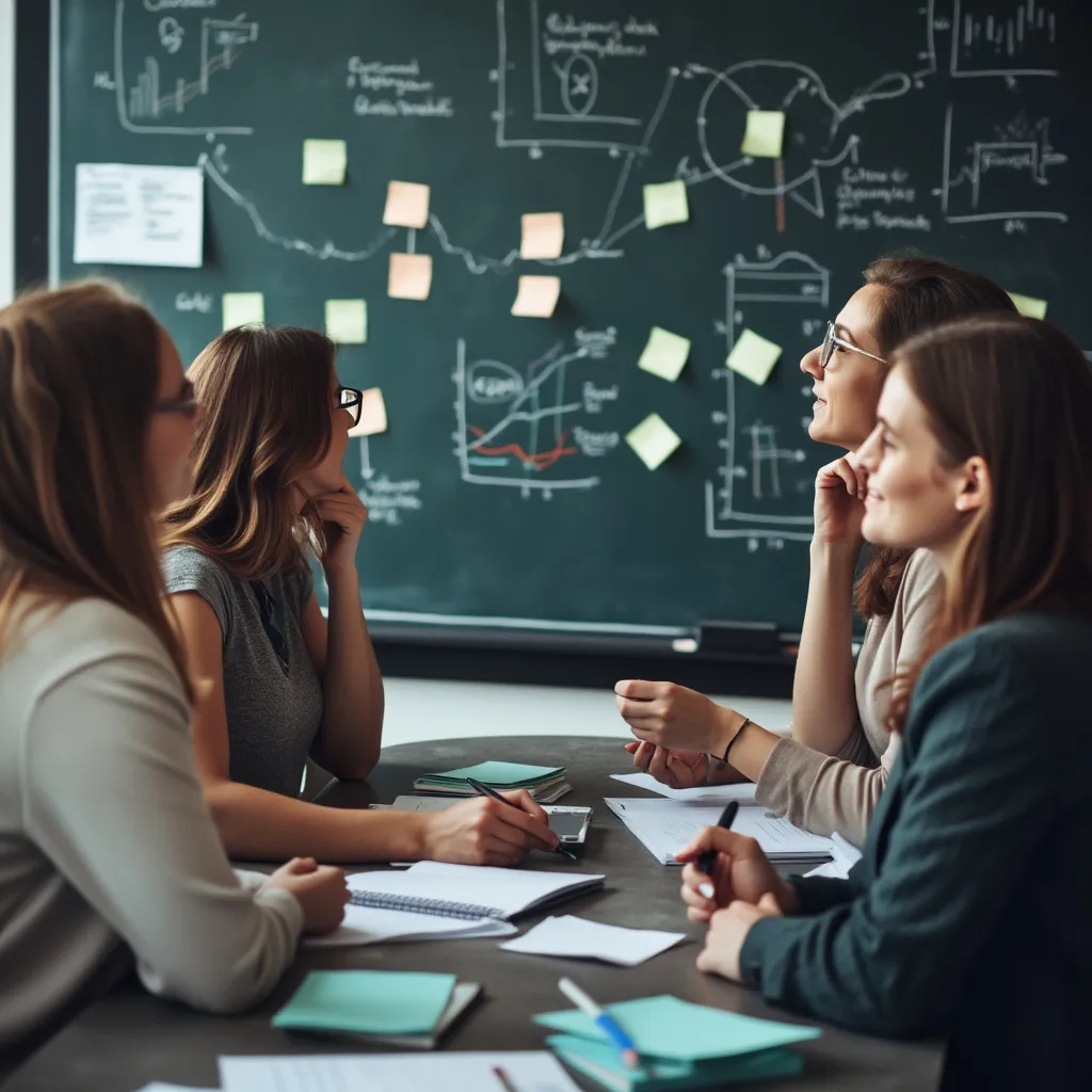 Equipo de FinanzasAR planificando nuevos contenidos educativos